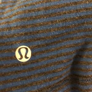 lululemon athletica Tops - Lululemon blue and gray stripe LS top, sz 8, 68412 lululemon athletica Tops - Lululemon blue and gray stripe LS top, sz 8, 68412